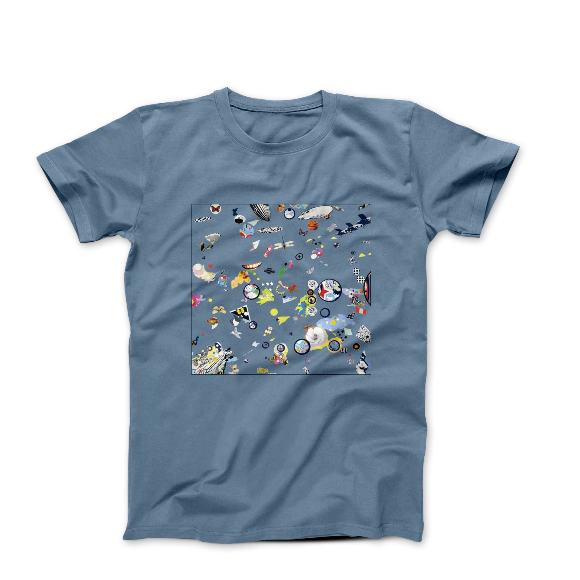 Rotating Wheel (LZ III) 1970 Album Art T-shirt - Comics, Movies & Music - Harvey Ltd