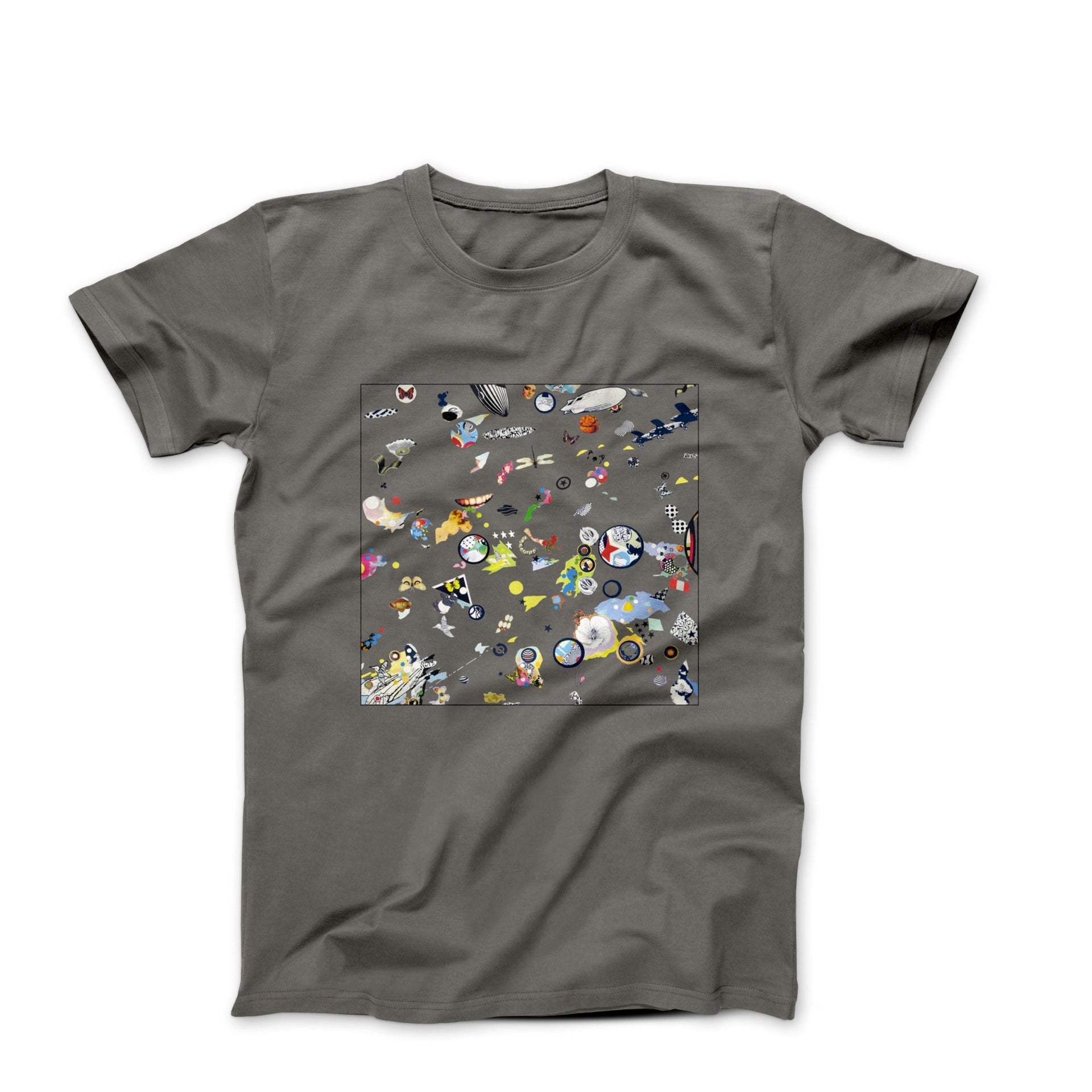 Rotating Wheel (LZ III) 1970 Album Art T-shirt - Comics, Movies & Music - Harvey Ltd