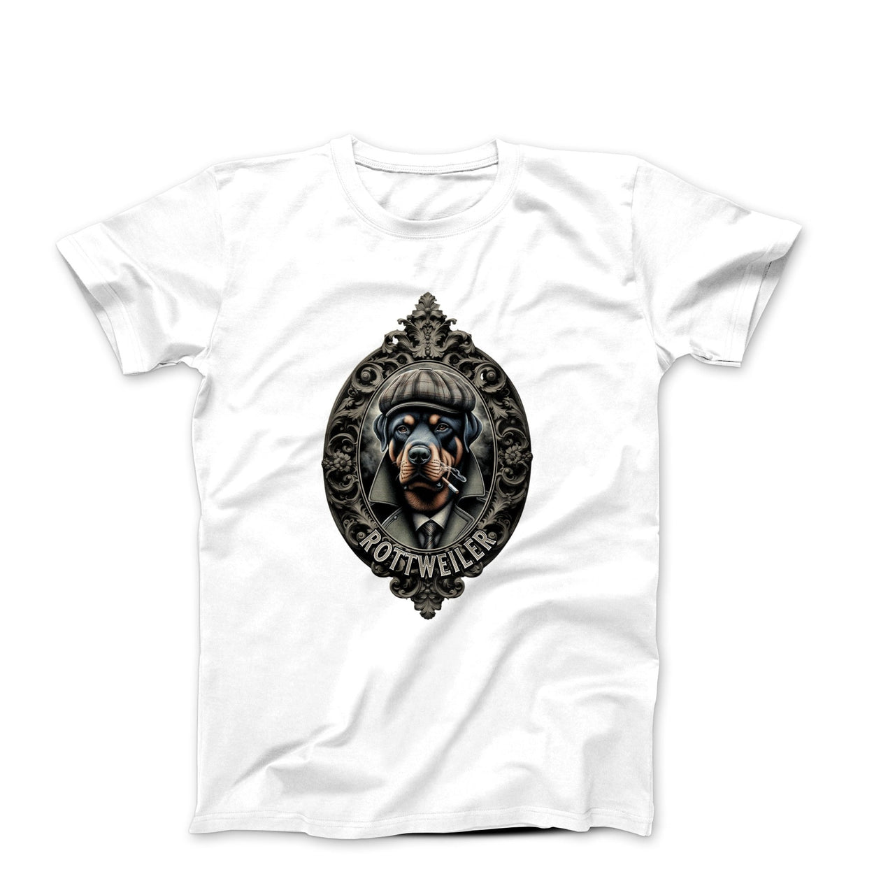 Rottweiler Guard Agency Illustration T-shirt - Pets - Harvey Ltd