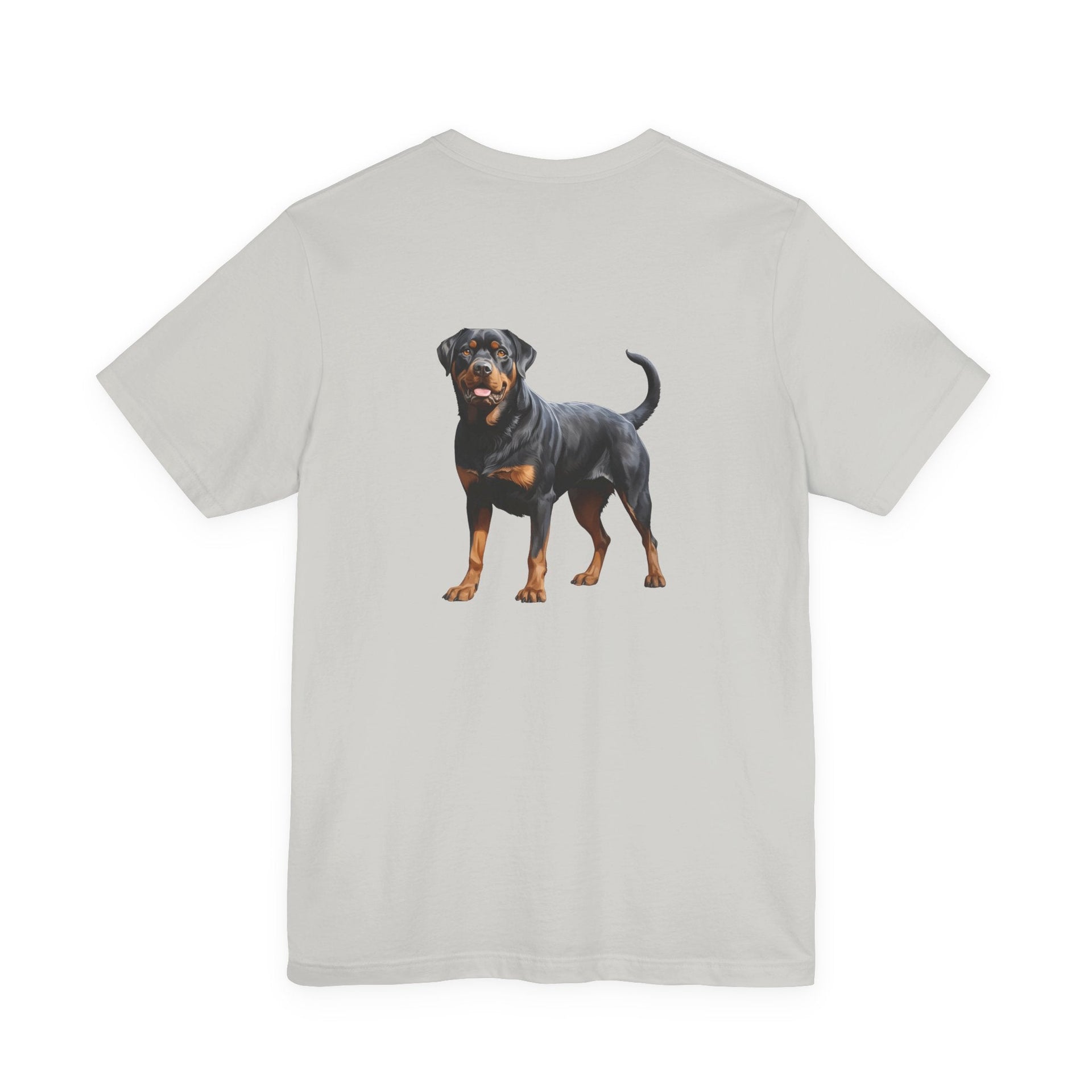 Rottweiler Illustration Front & Back Printed T-shirt - Pets & Animals - Harvey Ltd