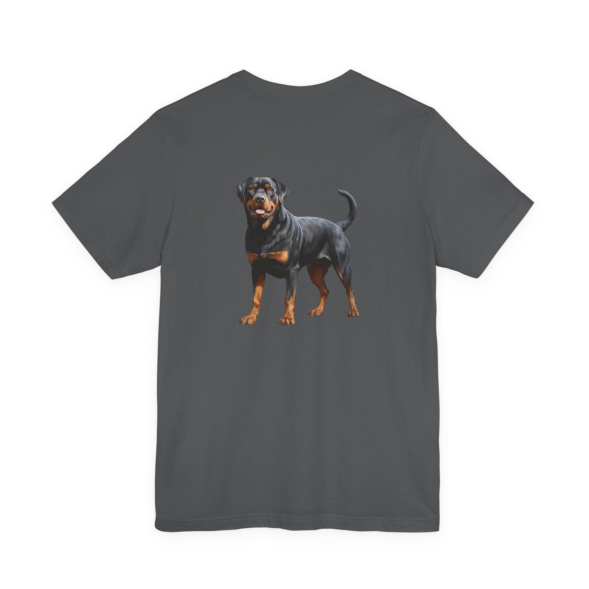 Rottweiler Illustration Front & Back Printed T-shirt - Pets & Animals - Harvey Ltd