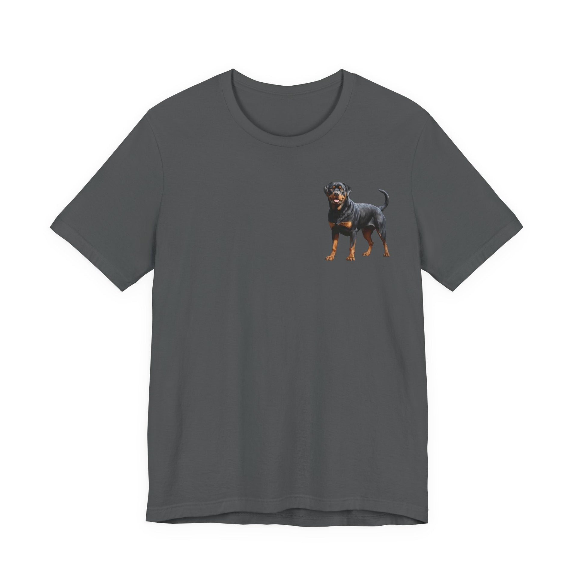 Rottweiler Illustration Front & Back Printed T-shirt - Pets & Animals - Harvey Ltd