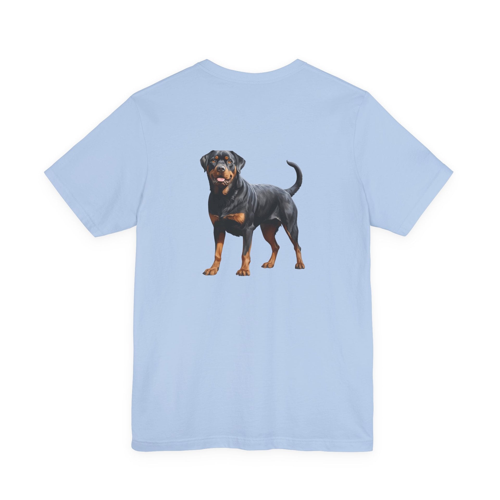 Rottweiler Illustration Front & Back Printed T-shirt - Pets & Animals - Harvey Ltd