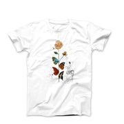 Salvador Dali Butterfly Rosa (1967) Artwork T-shirt - Clothing - Harvey Ltd