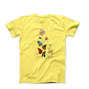 Salvador Dali Butterfly Rosa (1967) Artwork T-shirt - Clothing - Harvey Ltd