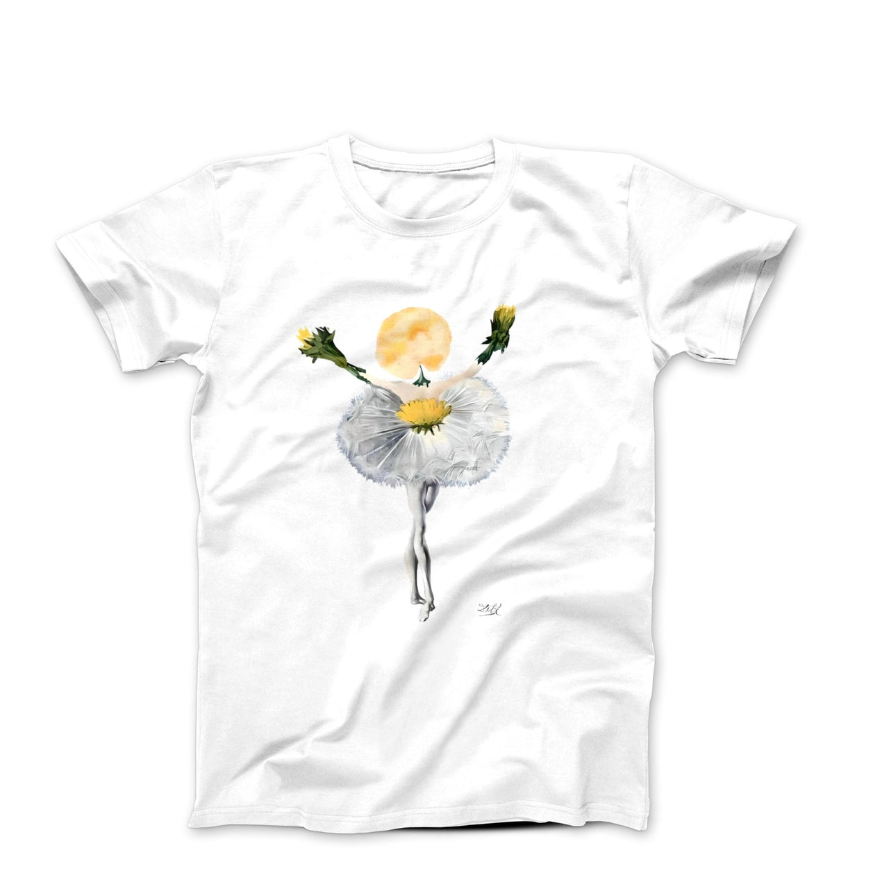 Salvador Dali Dance of the Dandelion (1944) Artwork T-shirt - Clothing - Harvey Ltd