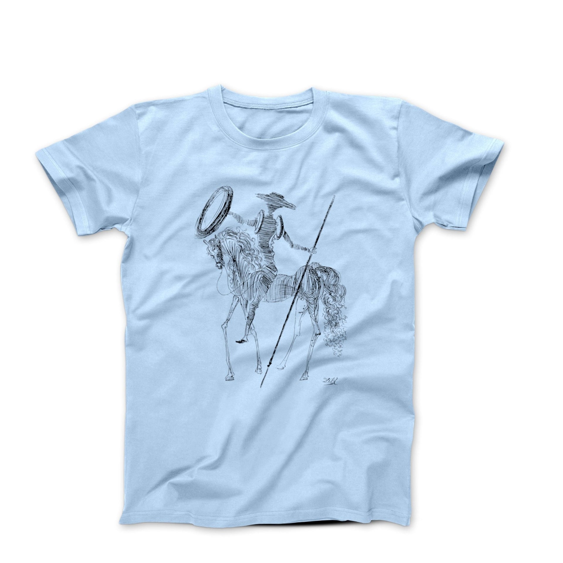 Salvador Dali Don Quichotte (1957) Artwork T - shirt - Clothing - Harvey Ltd