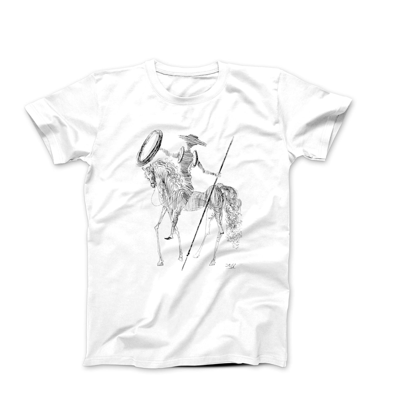 Salvador Dali Don Quichotte (1957) Artwork T - shirt - Clothing - Harvey Ltd