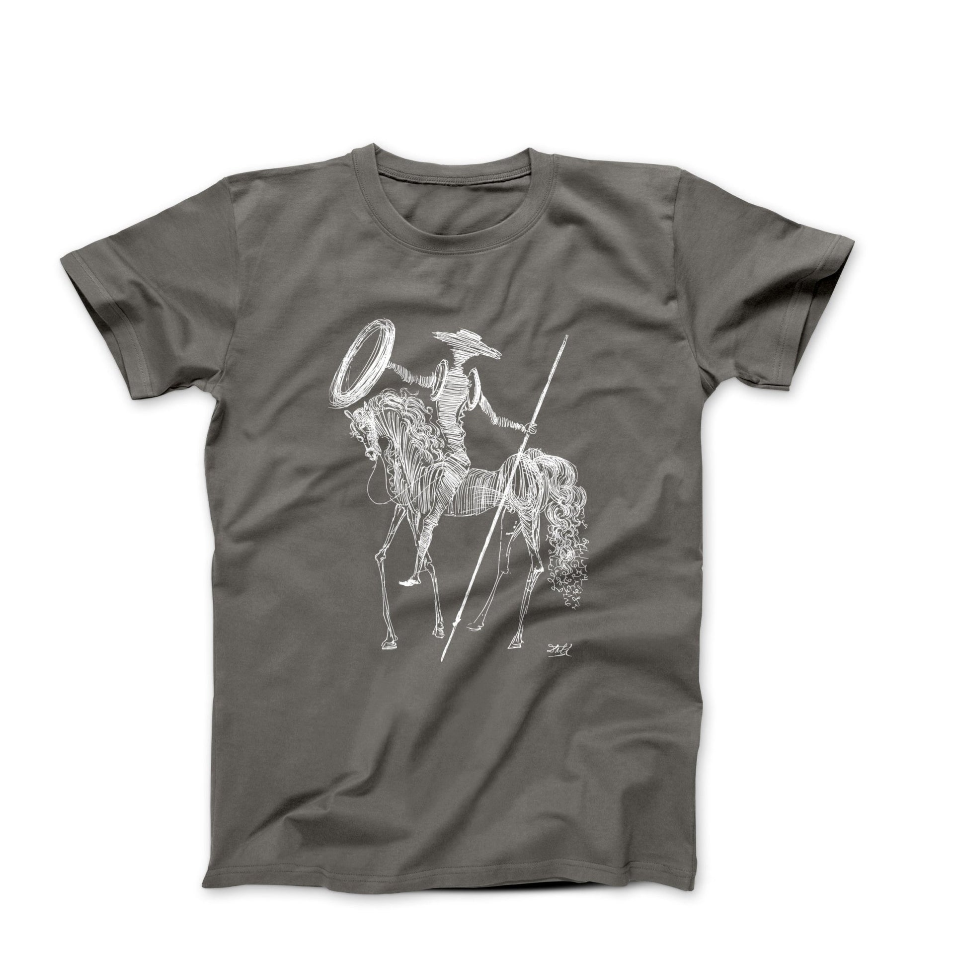 Salvador Dali Don Quichotte (1957) Artwork T - shirt - Clothing - Harvey Ltd