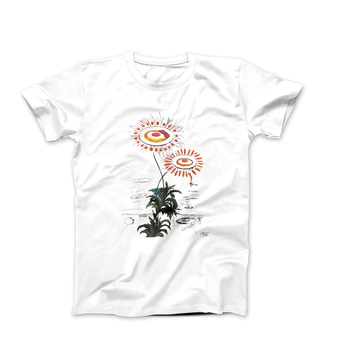 Salvador Dali Flordali (Les Fruits) 1978 Artwork T-shirt - Clothing - Harvey Ltd