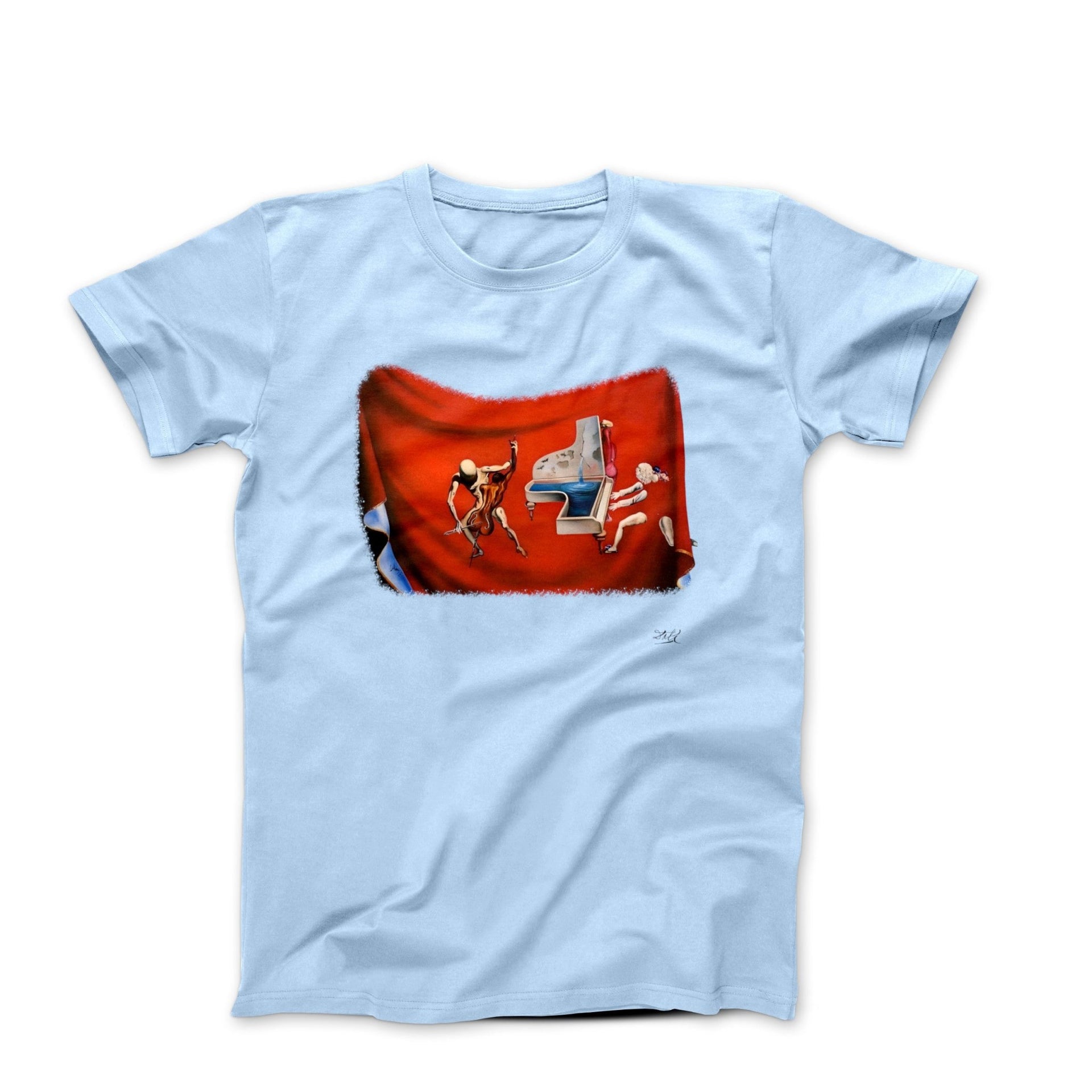 Salvador Dali Musical Tempest (Red Orchestra) 1957 Art T-shirt - Clothing - Harvey Ltd