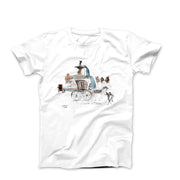 Salvador Dali New York City Plaza (1964) Artwork T-shirt - Clothing - Harvey Ltd