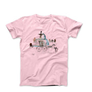 Salvador Dali New York City Plaza (1964) Artwork T-shirt - Clothing - Harvey Ltd