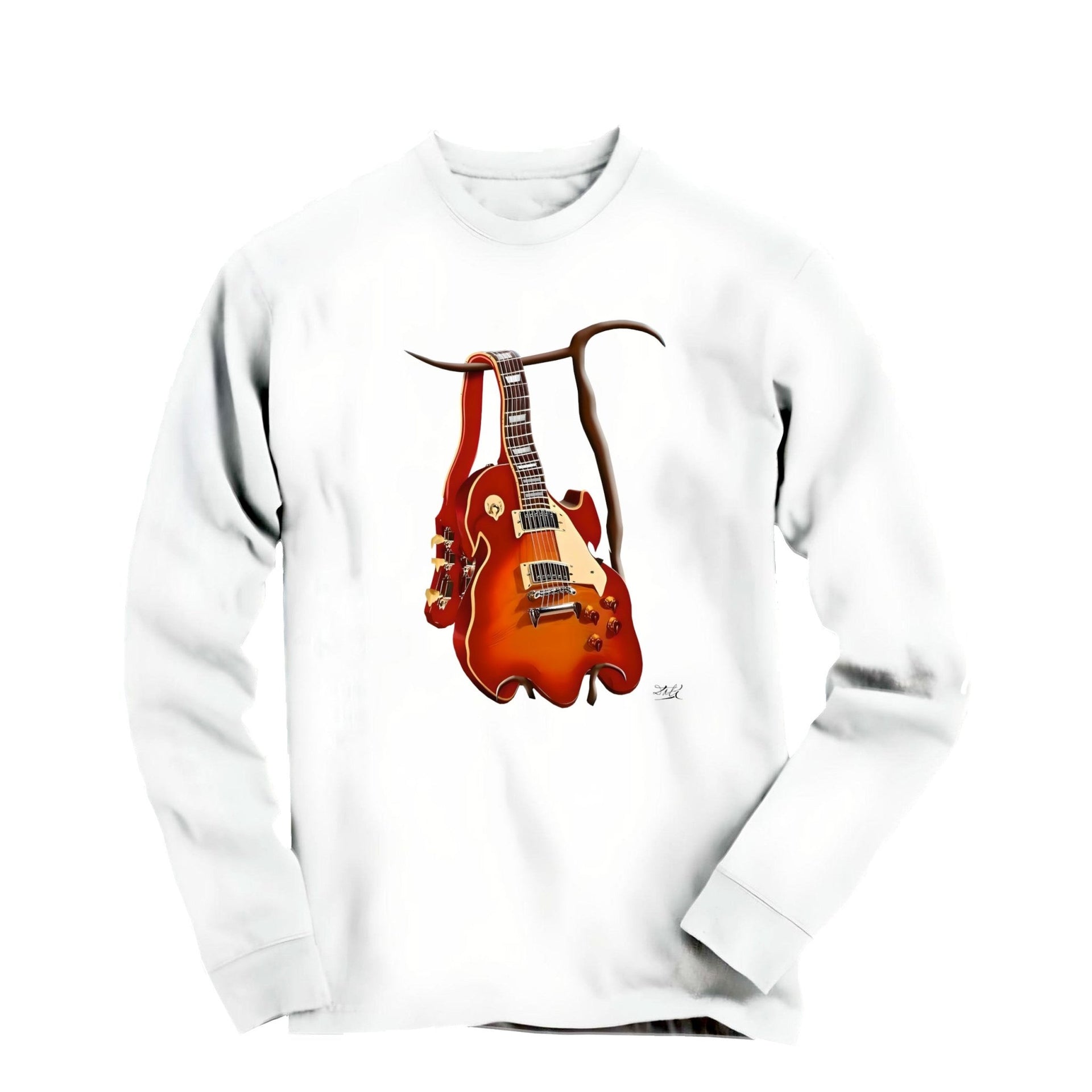 Salvador Dali Soft Guitar Artwork Long Sleeve Tee - Long - sleeve - Harvey Ltd