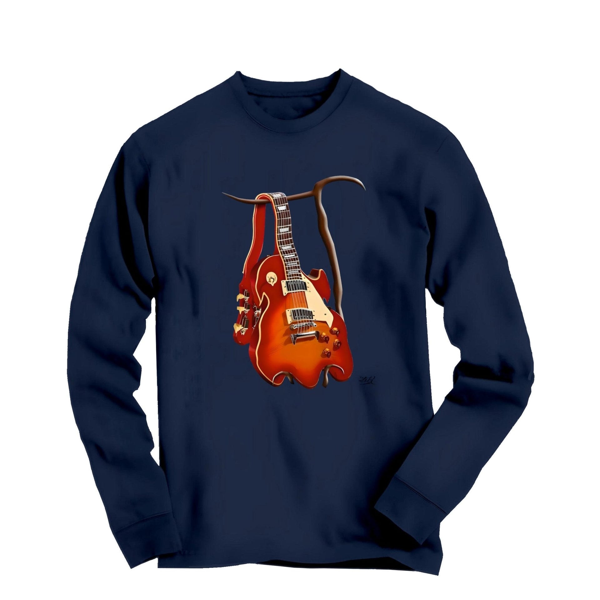 Salvador Dali Soft Guitar Artwork Long Sleeve Tee - Greatest Artists - Harvey Ltd