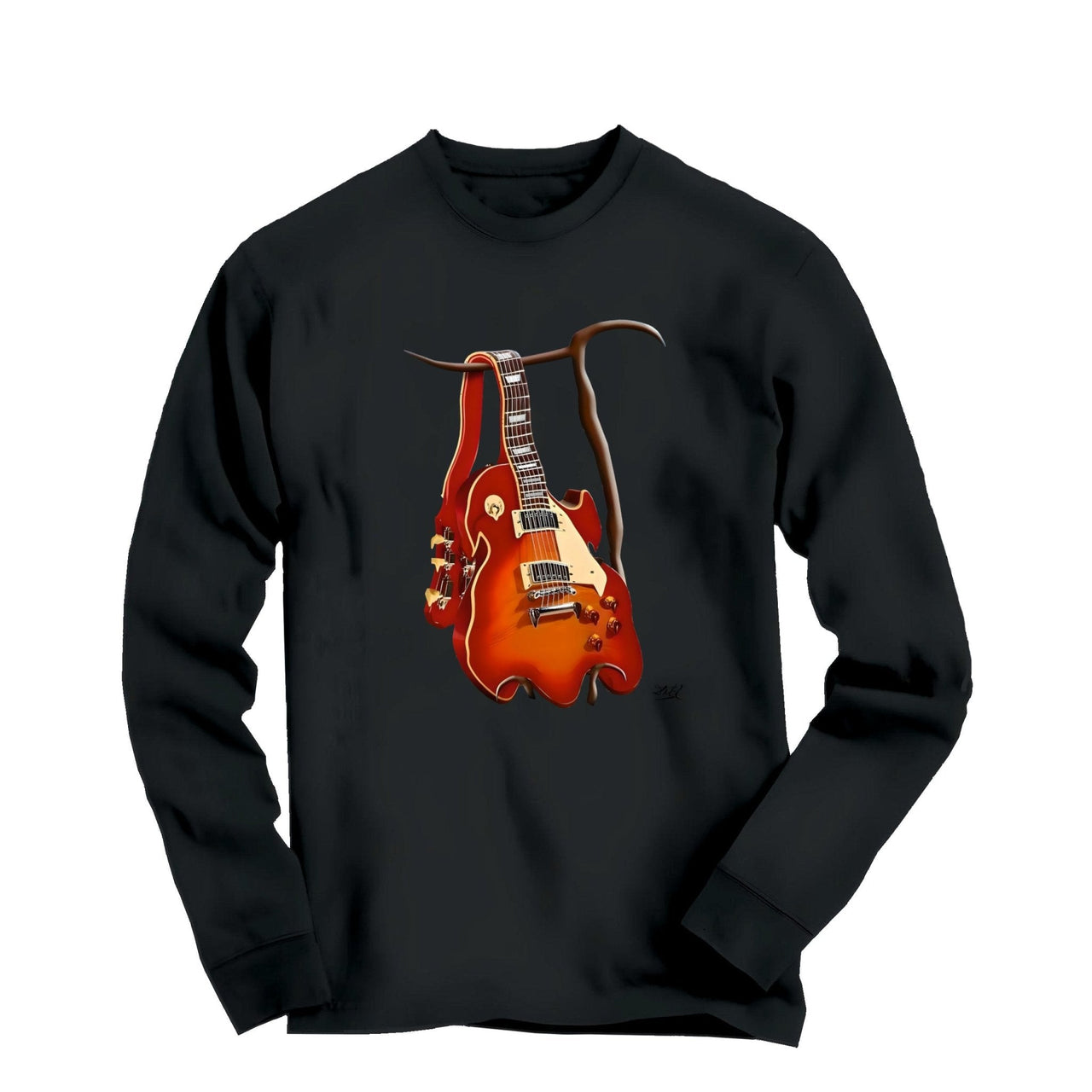 Salvador Dali Soft Guitar Artwork Long Sleeve Tee - Greatest Artists - Harvey Ltd