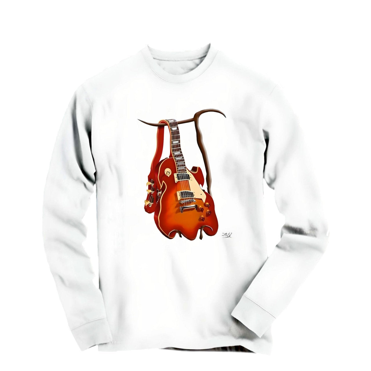 Salvador Dali Soft Guitar Artwork Long Sleeve Tee - Greatest Artists - Harvey Ltd