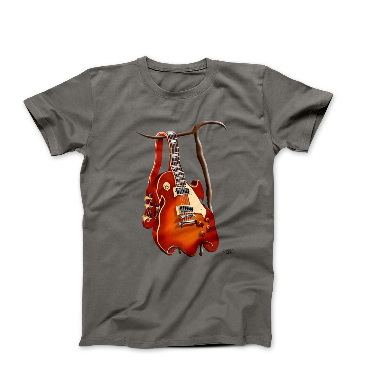 Salvador Dali Soft Guitar Artwork T-shirt - Clothing - Harvey Ltd