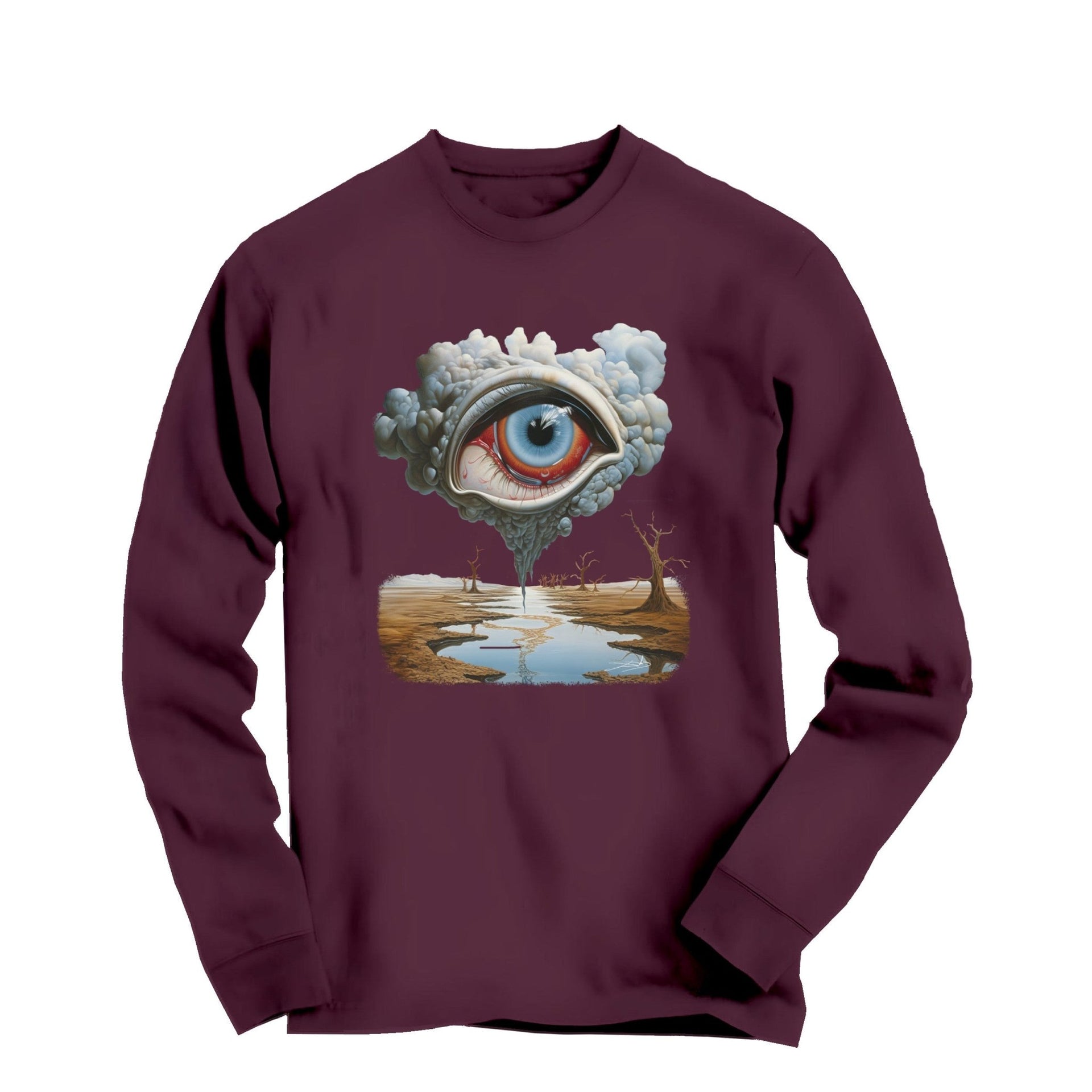 Salvador Dali Someone's Watching Us Artwork Long Sleeve Tee - Long - sleeve - Harvey Ltd