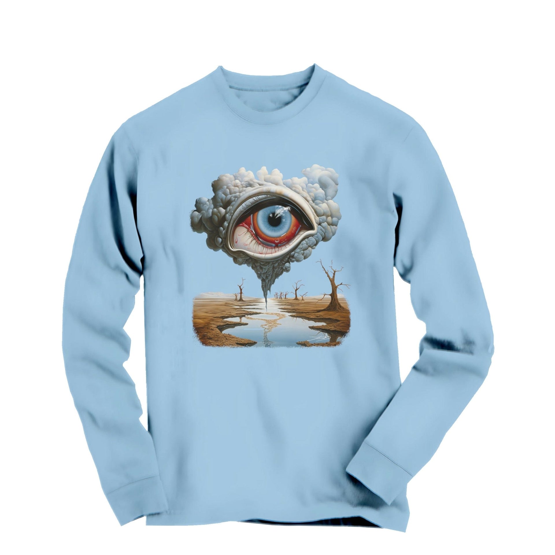 Salvador Dali Someone's Watching Us Artwork Long Sleeve Tee - Long - sleeve - Harvey Ltd