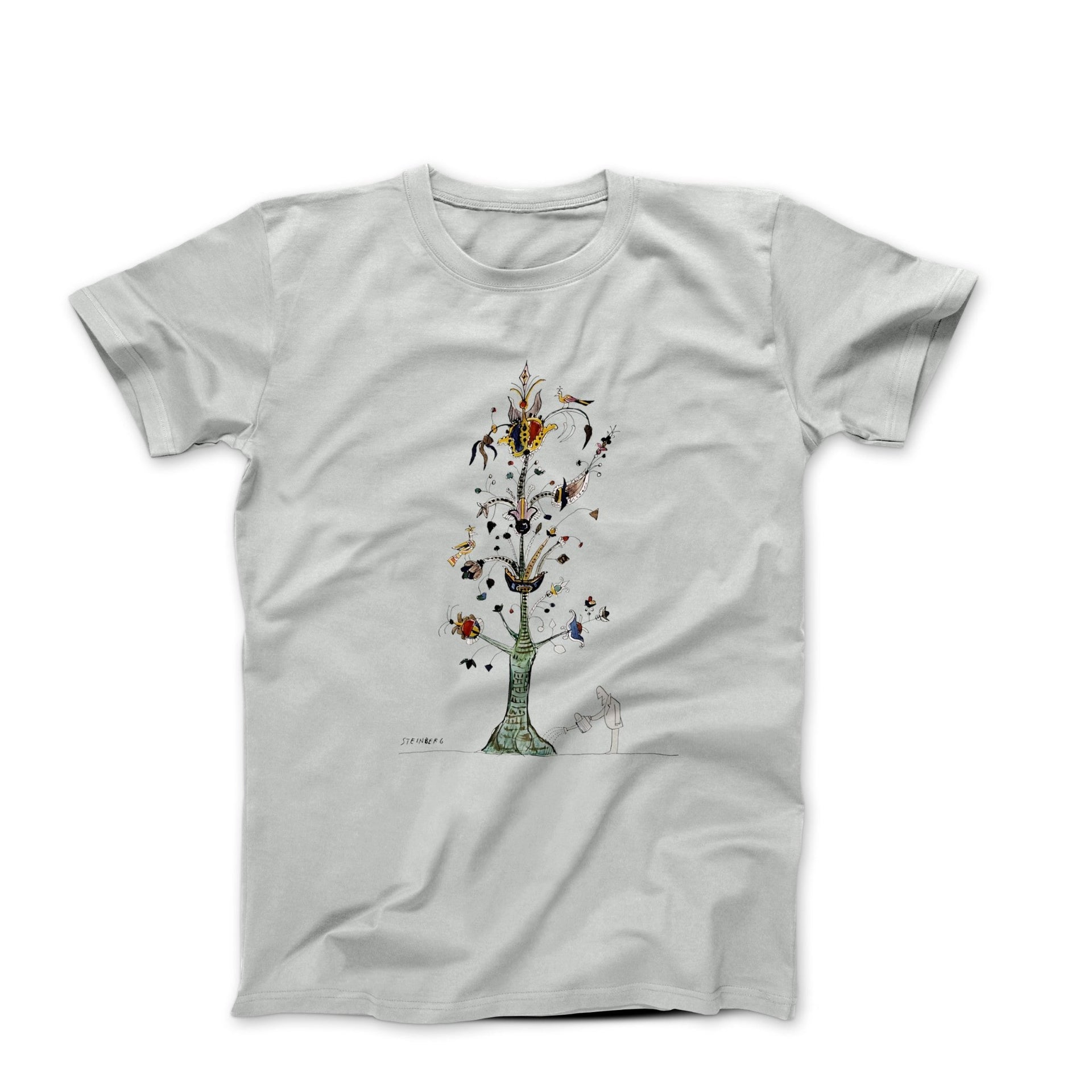 Saul Steinberg Watering Tree (1967) Magazine Cover T-shirt - Street, Pop & Media Art - Harvey Ltd