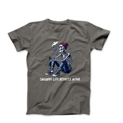 Savoring Life Between Work Illustration T-shirt - Movies, TV & Others - Harvey Ltd