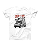 Say It Through Graffiti Illustration T-shirt - Street, Pop & Media Art - Harvey Ltd