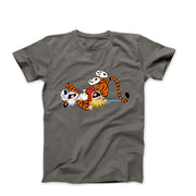 Sharing a Laugh Illustration T-shirt - Comics, Movies & Music - Harvey Ltd