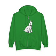 Snowy, Wire Fox Terrier Full Zip Hoodie - Comics & Animation - Harvey Ltd