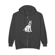 Snowy, Wire Fox Terrier Full Zip Hoodie - Comics & Animation - Harvey Ltd