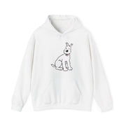 Snowy, Wire Fox Terrier Illustration Hoodie - Comics, Movies & Music - Harvey Ltd