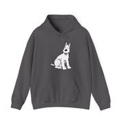 Snowy, Wire Fox Terrier Illustration Hoodie - Comics, Movies & Music - Harvey Ltd