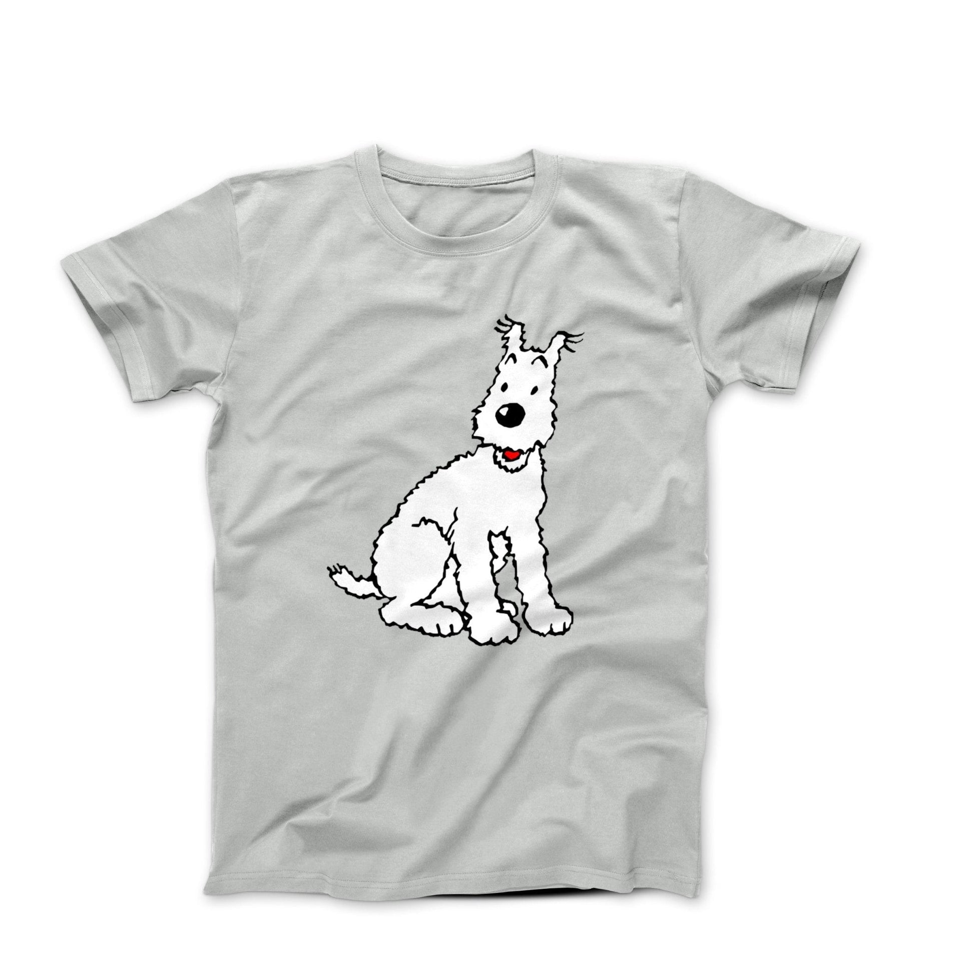 Snowy, Wire Fox Terrier Illustration T-shirt - Comics, Movies & Music - Harvey Ltd