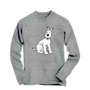 Snowy, Wire Fox Terrier Long Sleeve Tee - Comics, Movies & Music - Harvey Ltd