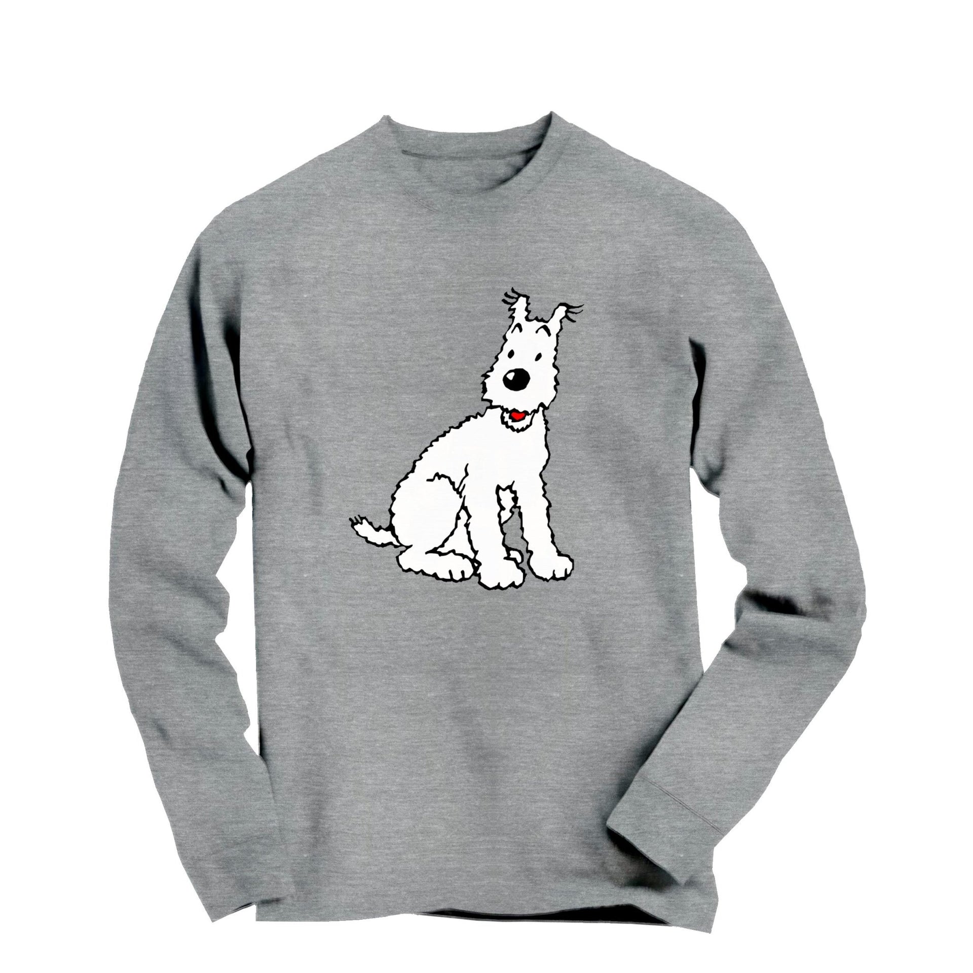 Snowy, Wire Fox Terrier Long Sleeve Tee - Comics, Movies & Music - Harvey Ltd