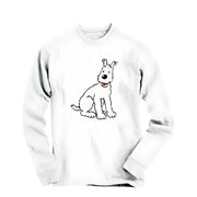 Snowy, Wire Fox Terrier Long Sleeve Tee - Comics, Movies & Music - Harvey Ltd