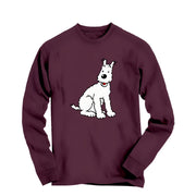 Snowy, Wire Fox Terrier Long Sleeve Tee - Comics, Movies & Music - Harvey Ltd