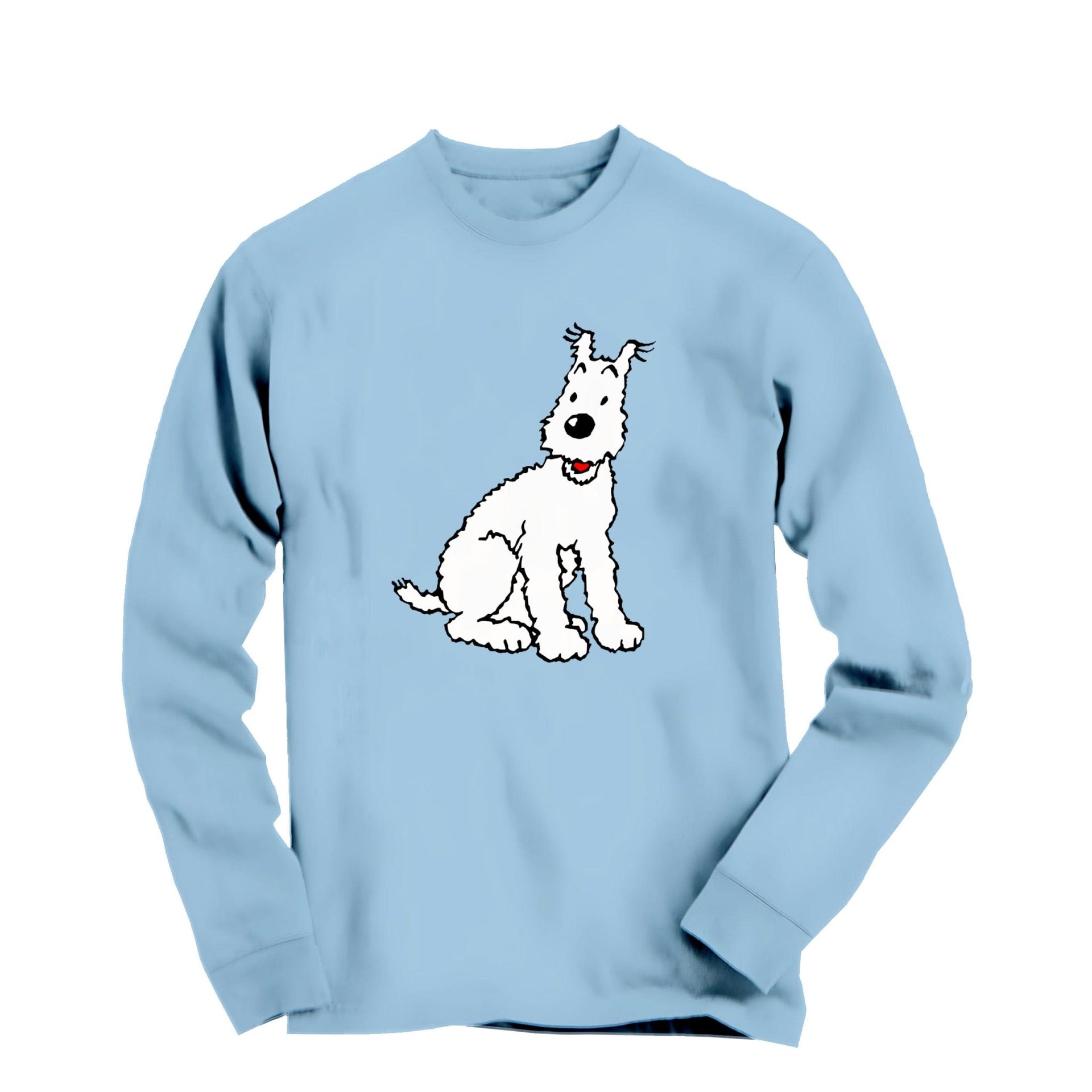 Snowy, Wire Fox Terrier Long Sleeve Tee - Comics, Movies & Music - Harvey Ltd
