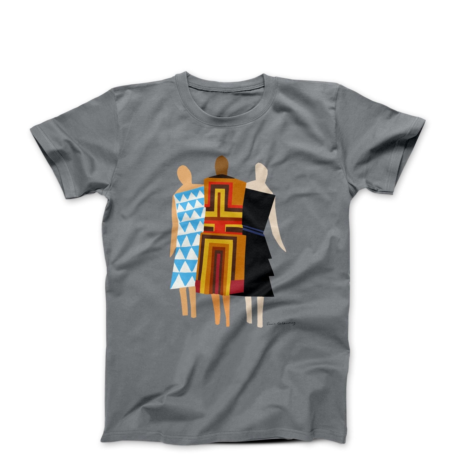 Sonia Delaunay Simultaneous Dresses (1925) Artwork T-shirt - Greatest Artists - Harvey Ltd