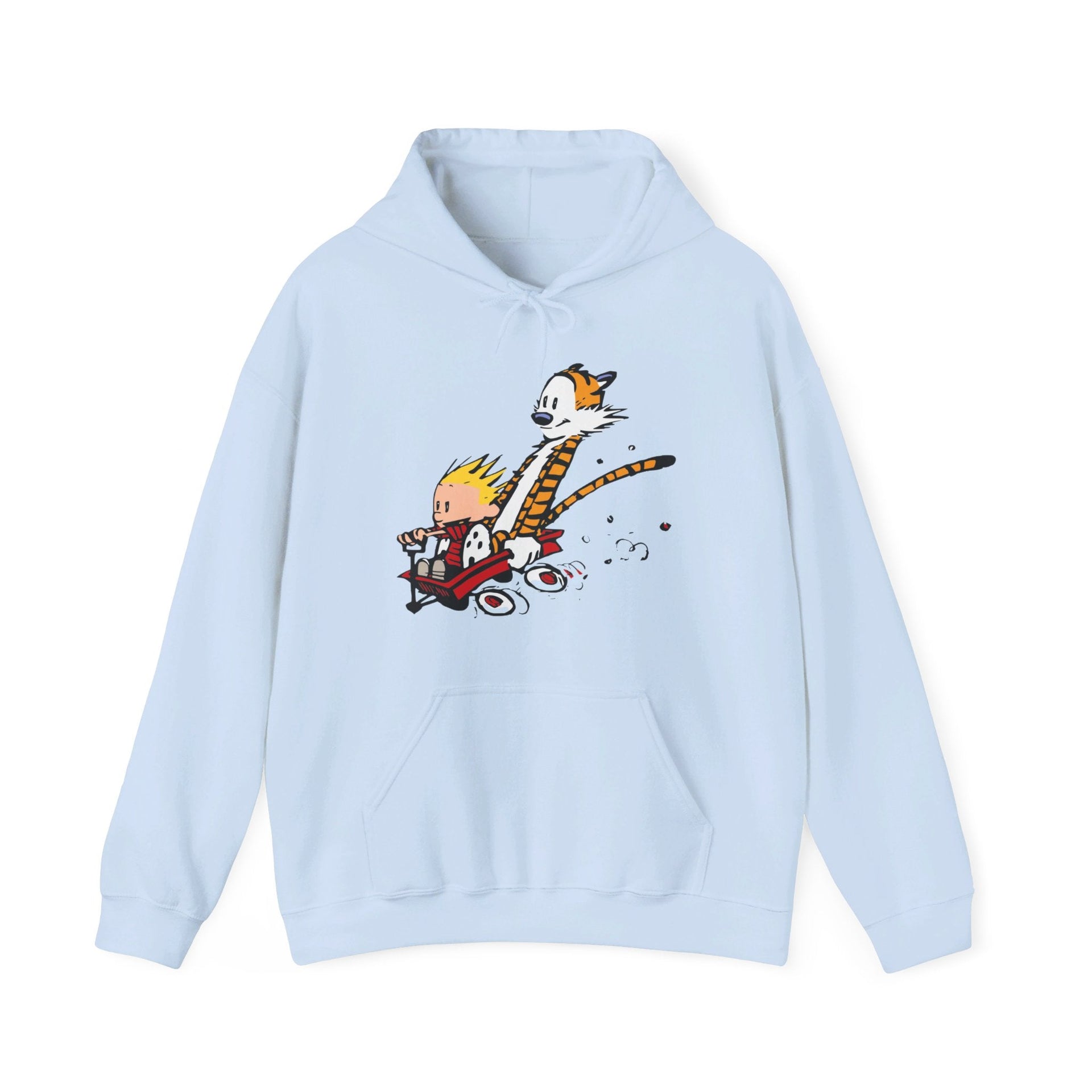 Speeding Downhill in a Wagon Comics Hoodie - Clothing - Harvey Ltd