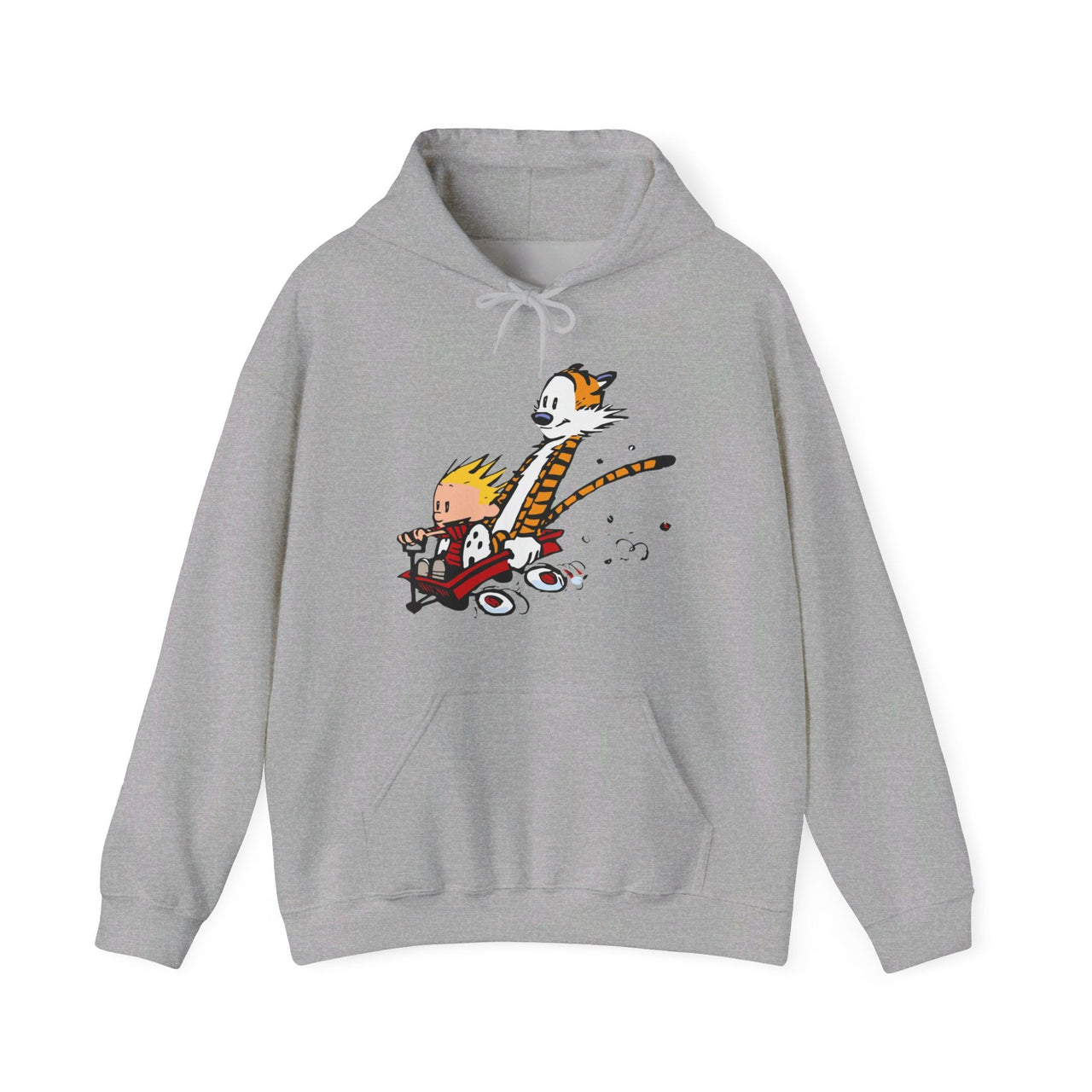 Speeding Downhill in a Wagon Comics Hoodie - Clothing - Harvey Ltd