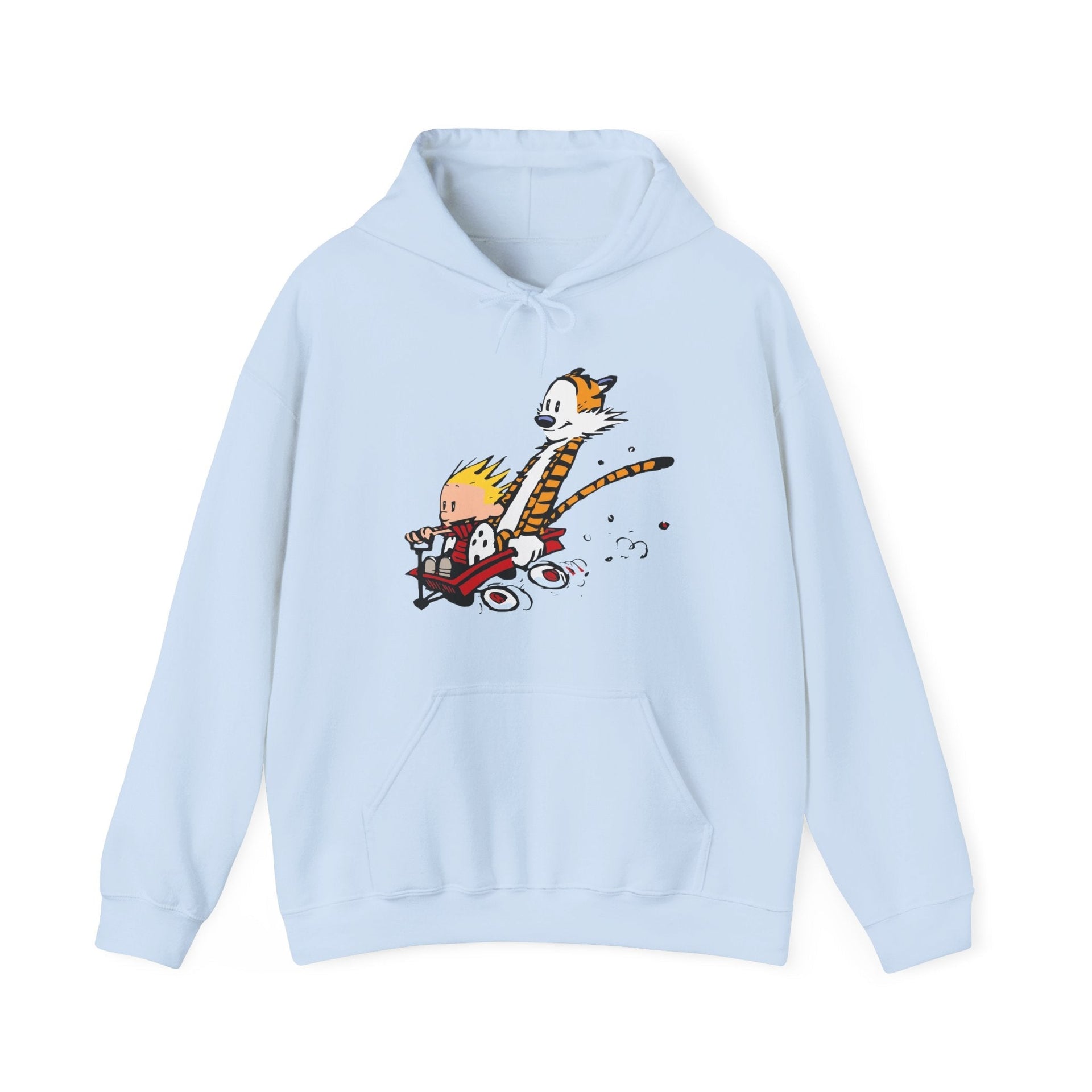 Speeding Downhill in a Wagon Illustration Hoodie - Comics, Movies & Music - Harvey Ltd