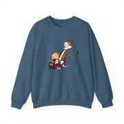 Speeding Downhill in a Wagon Illustration Sweatshirt - Comics, Movies & Music - Harvey Ltd