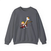Speeding Downhill in a Wagon Illustration Sweatshirt - Comics, Movies & Music - Harvey Ltd