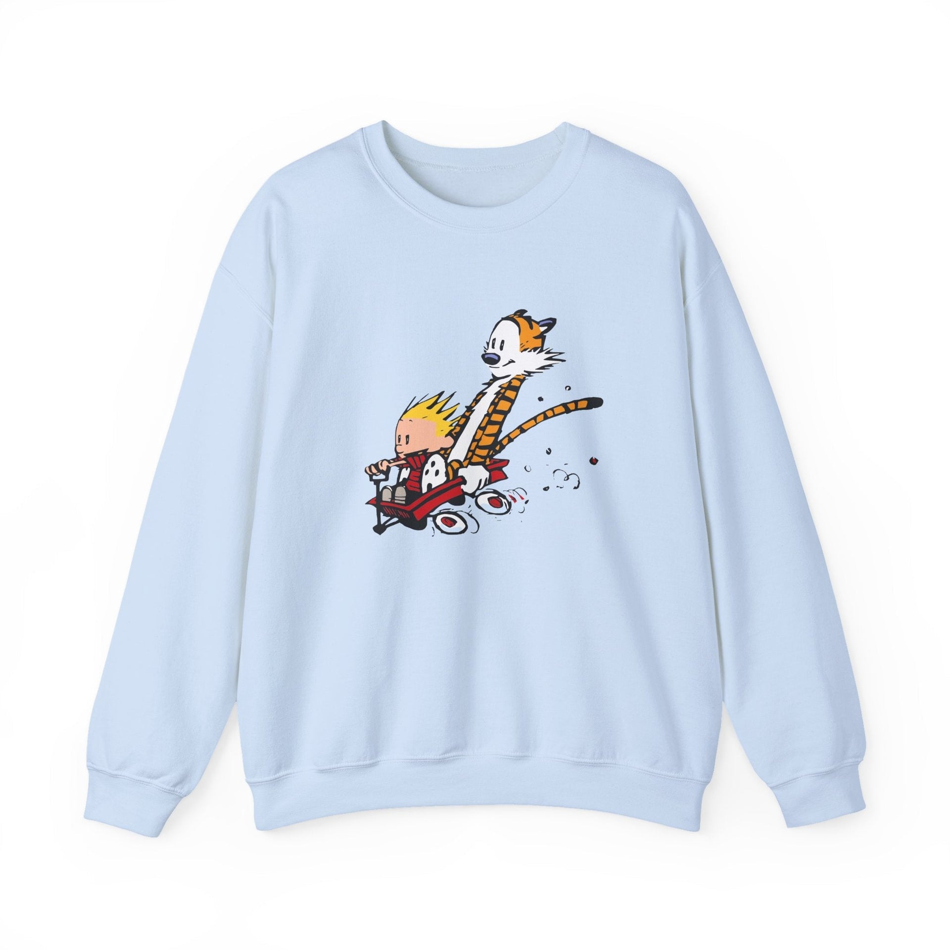 Speeding Downhill in a Wagon Illustration Sweatshirt - Comics, Movies & Music - Harvey Ltd