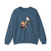 Speeding Downhill in a Wagon Illustration Sweatshirt - Comics, Movies & Music - Harvey Ltd