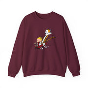 Speeding Downhill in a Wagon Illustration Sweatshirt - Comics, Movies & Music - Harvey Ltd