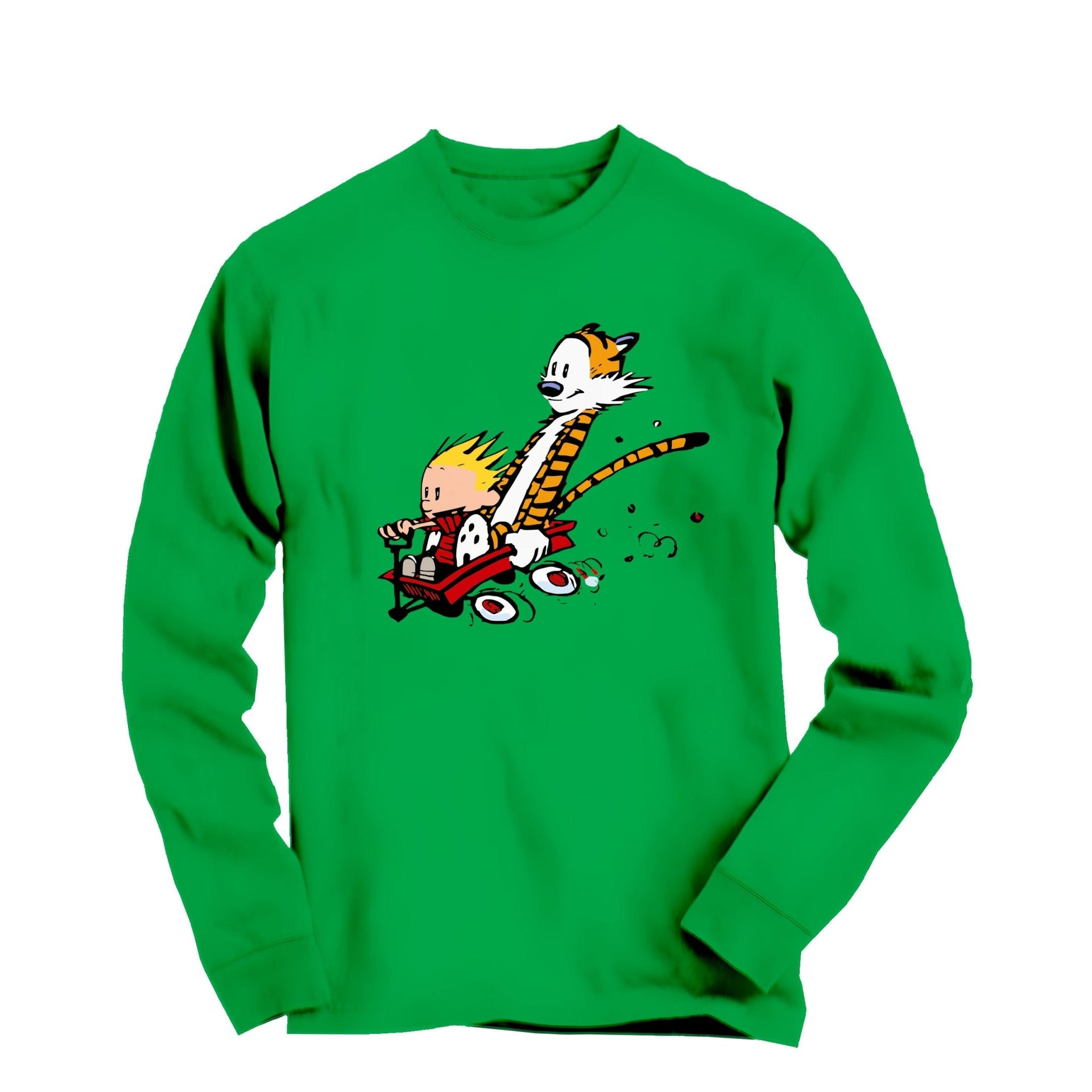 Speeding Downhill in a Wagon Long Sleeve Tee - Comics, Movies & Music - Harvey Ltd