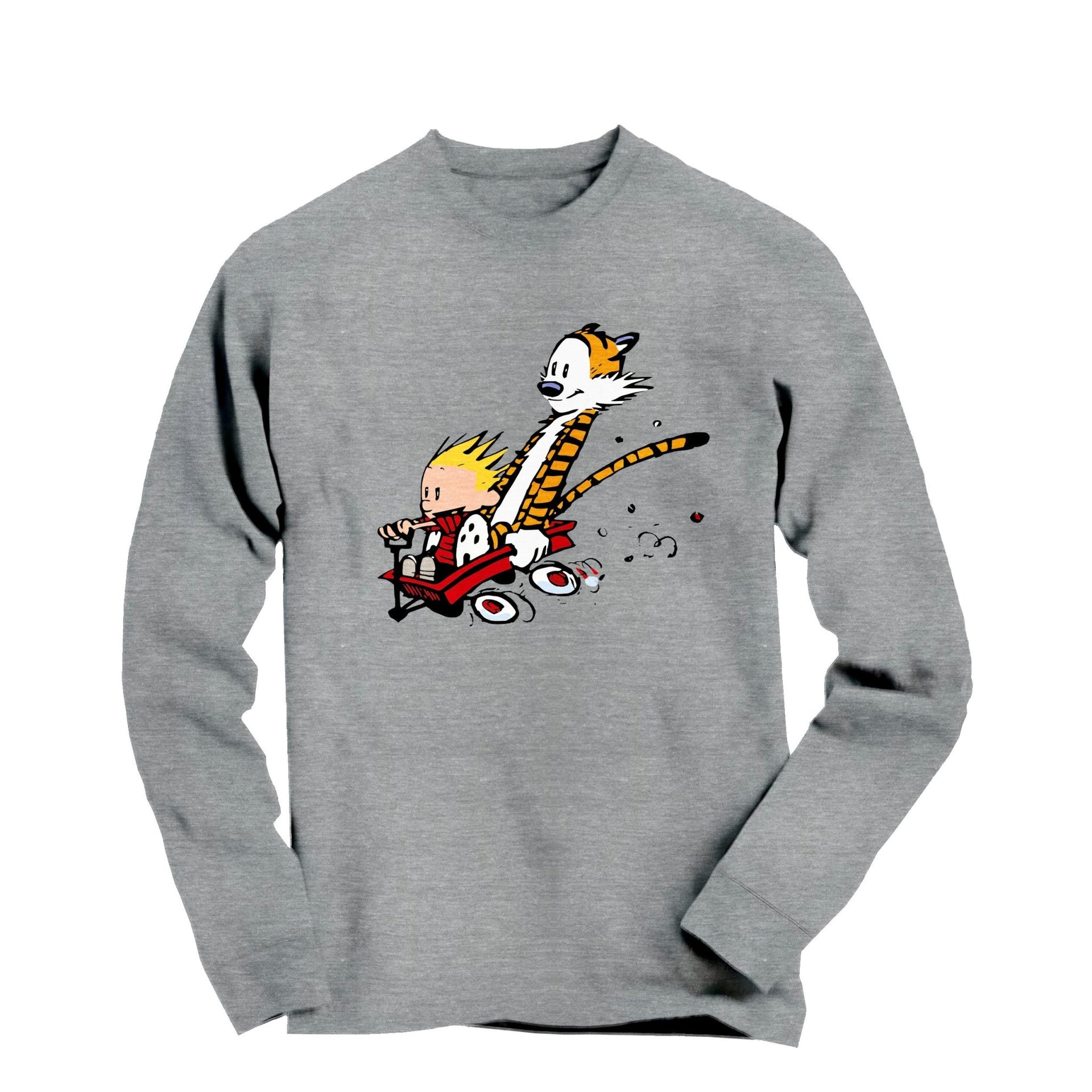 Speeding Downhill in a Wagon Long Sleeve Tee - Comics, Movies & Music - Harvey Ltd