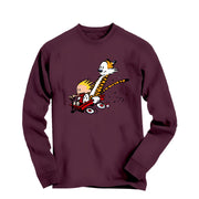 Speeding Downhill in a Wagon Long Sleeve Tee - Comics, Movies & Music - Harvey Ltd